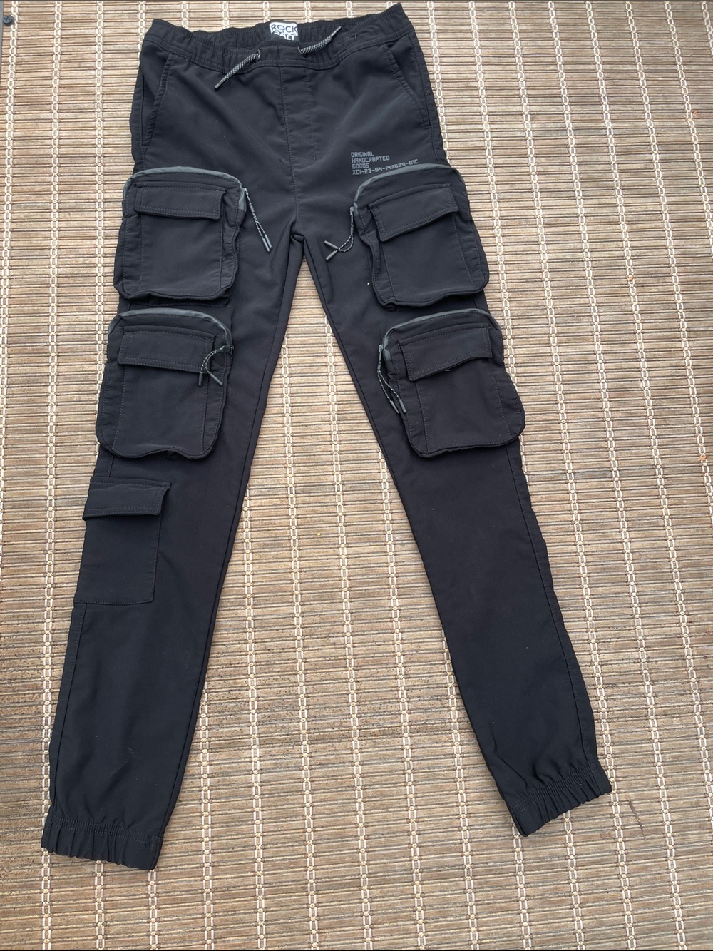 Rock‎ Salt Black Cargo Joggers Pants Boys  18